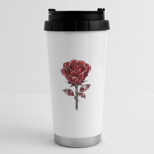 Silver Rose - 16 oz Travel Mug