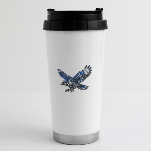 Silver Blue Jay Dive - 16 oz Travel Mug