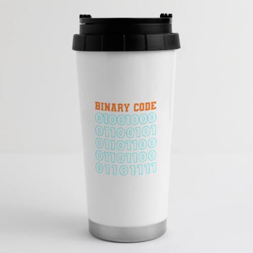 Say Hello in Binary code - 16 oz Travel Mug