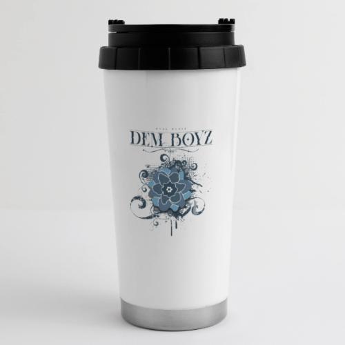 Flower Splash Blues - 16 oz Travel Mug