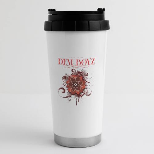 Flower Splash Reds - 16 oz Travel Mug