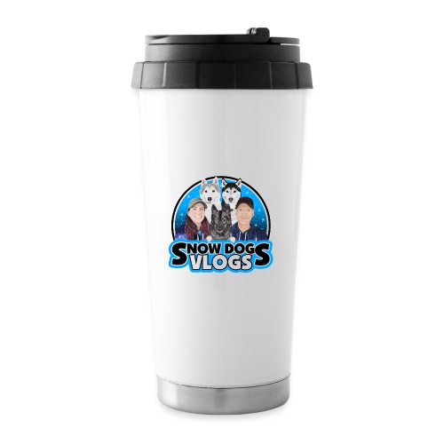 Snow Dogs Vlogs Family Logo - Travel Mug