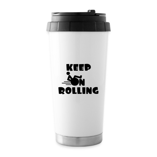 Keep on rolling with your wheelchair * - Travel Mug
