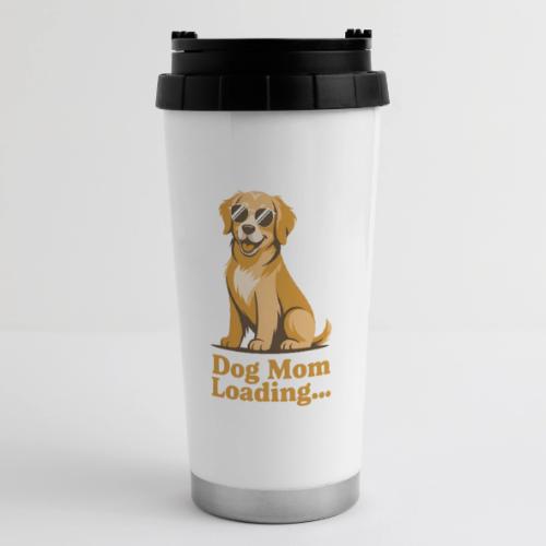 Dog Mom Loading Golden Retriever Sunglasses - 16 oz Travel Mug