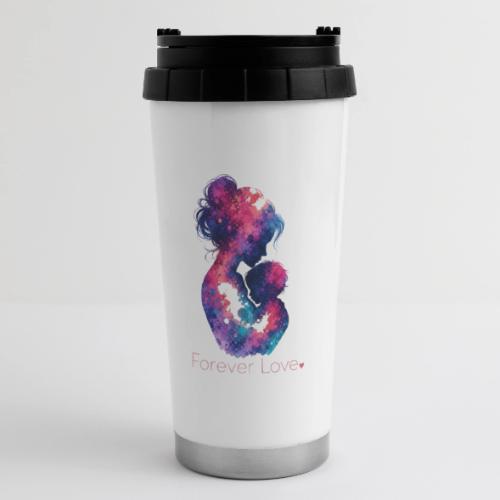 Forever Love-Vibrant Watercolor Mother-Child - 16 oz Travel Mug