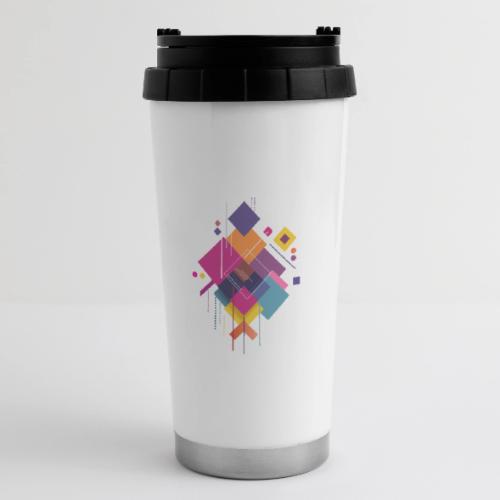 Vibrant Geometry - 16 oz Travel Mug