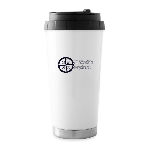 All Worlds Wayfarer: Logo - Travel Mug