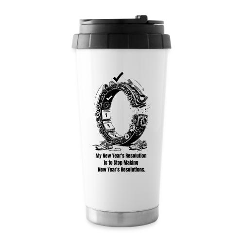 The Resolution Loop - Sarcastic New Year's T-Shirt - 16 oz Travel Mug