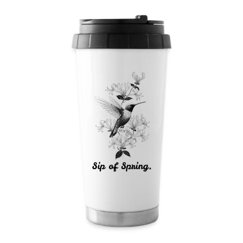 Hummingbird T-Shirt, Honeysuckle Vine - 16 oz Travel Mug