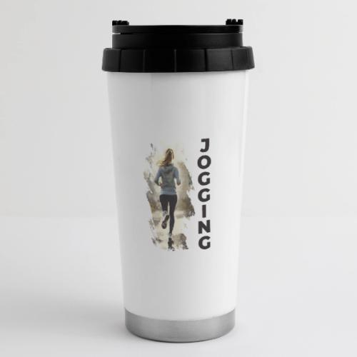 Jogging: Run into Motion - 16 oz Travel Mug