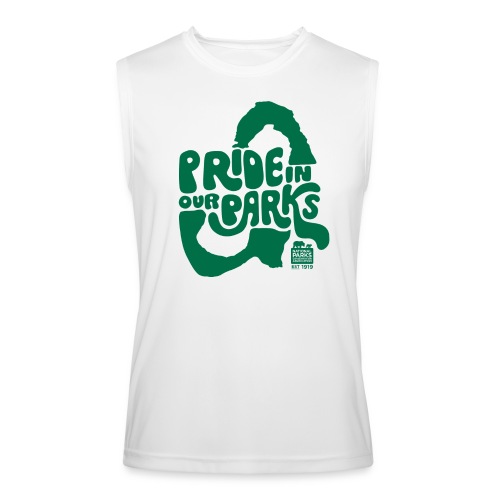 Pride in Our Parks Arches - Men’s Performance Sleeveless Shirt