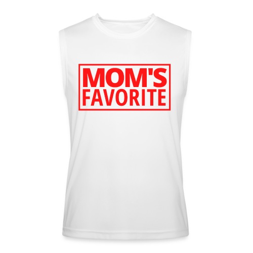 MOM'S FAVORITE (Red Square Logo) - Men’s Performance Sleeveless Shirt