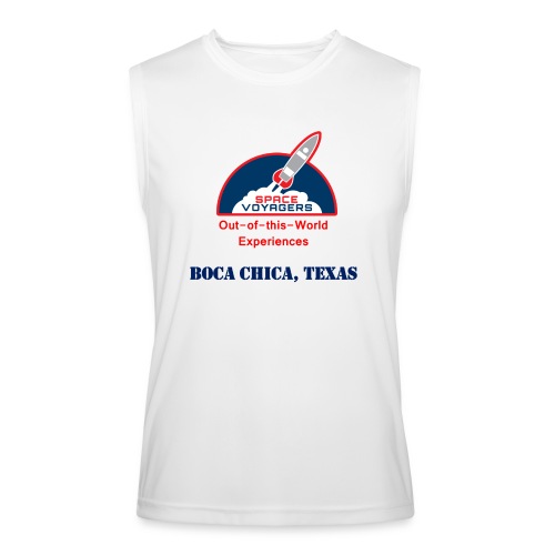 Space Voyagers - Boca Chica, Texas - Men’s Performance Sleeveless Shirt