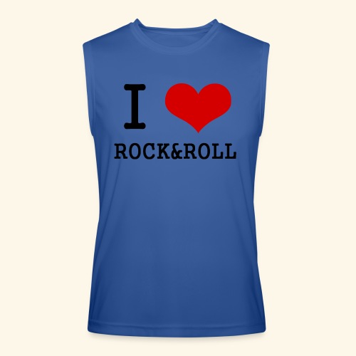 I love rock and roll - Men’s Performance Sleeveless Shirt