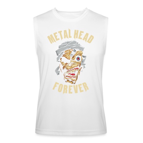 heavy metal mummy skull - Men’s Performance Sleeveless Shirt