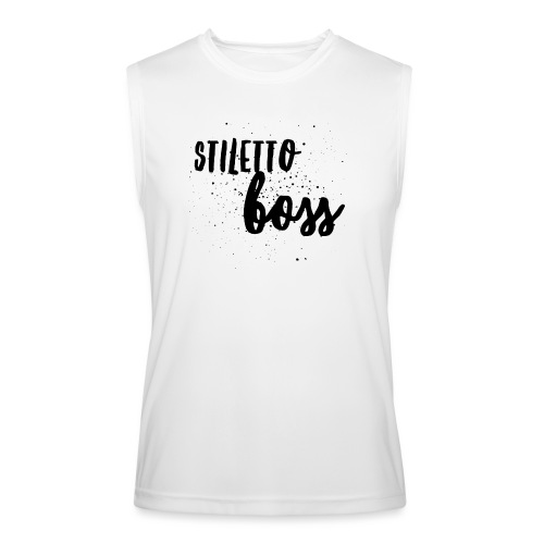 StilettoBoss Low-Blk - Men’s Performance Sleeveless Shirt