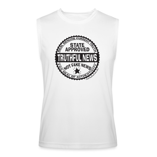 Truthful News FCC Seal - Men’s Performance Sleeveless Shirt