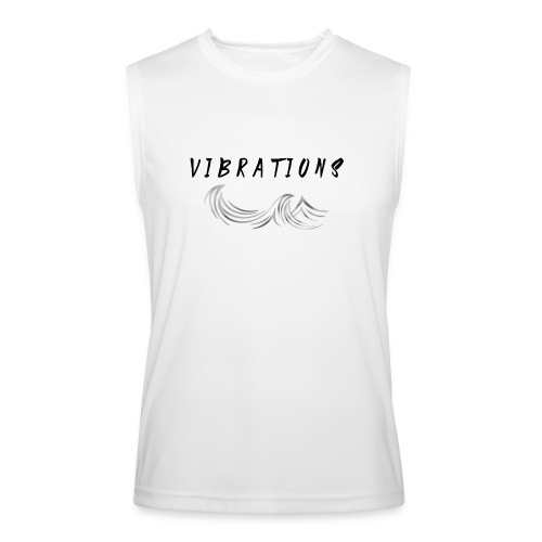 Vibrations Abstract Design - Men’s Performance Sleeveless Shirt
