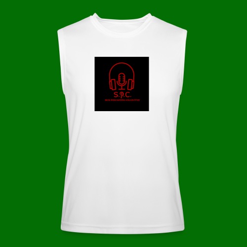 SPC Logo Black/Red - Men’s Performance Sleeveless Shirt