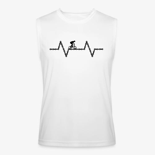 bmx bike heartbeat - Men’s Performance Sleeveless Shirt