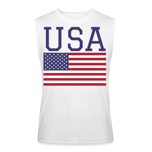 USA American Flag - Fourth of July Everyday - Men’s Performance Sleeveless Shirt