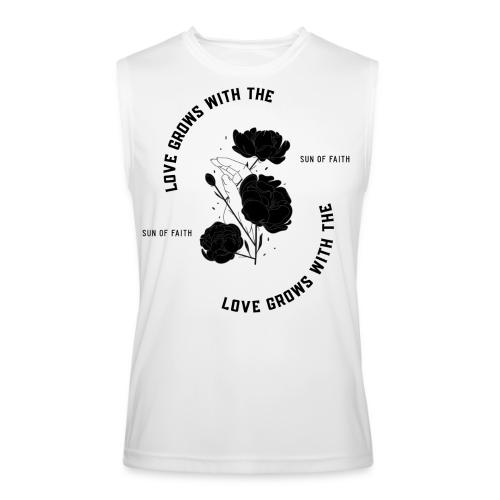 Love Grows With The Sun Of Faith - Men’s Performance Sleeveless Shirt