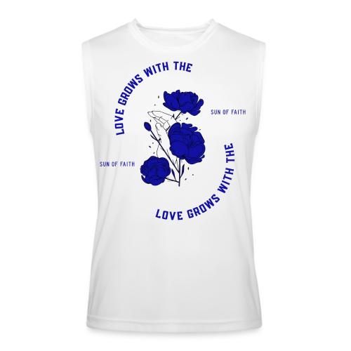 Love Grows With The Sun Of Faith - Men’s Performance Sleeveless Shirt