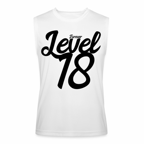 Forever Level 18 Gamer Birthday Gift Ideas - Men’s Performance Sleeveless Shirt