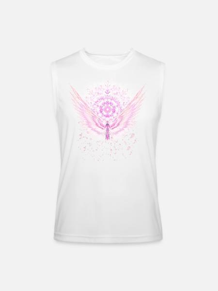 Sakura 01 - Men’s Performance Sleeveless Shirt - white