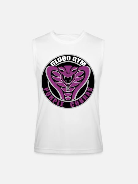 Globo GYM - Men’s Performance Sleeveless Shirt - white