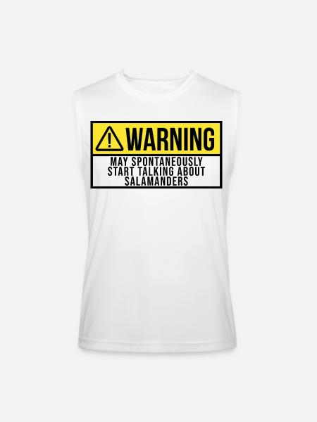Salamander Salamander - Men’s Performance Sleeveless Shirt - white