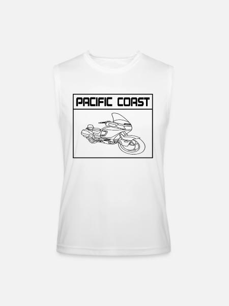 Pacific Coast Square - Men’s Performance Sleeveless Shirt - white