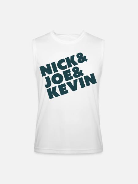Nick & Joe & Kevin  - Men’s Performance Sleeveless Shirt - white - Front