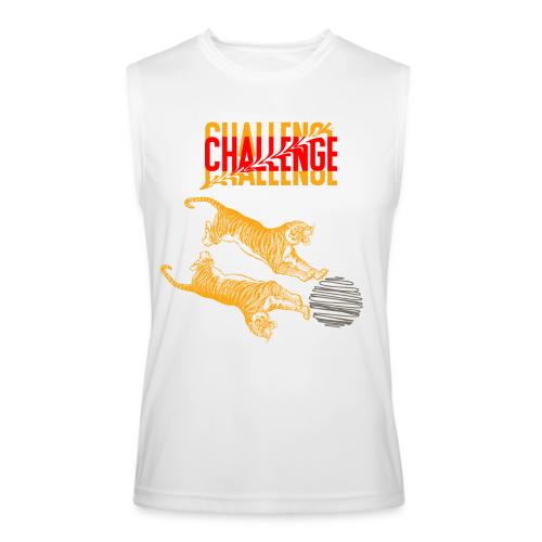 Double tiger fashion, jungle feline animals. - Men’s Performance Sleeveless Shirt