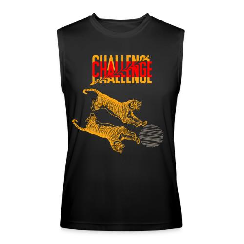 Double tiger fashion, jungle feline animals. - Men’s Performance Sleeveless Shirt