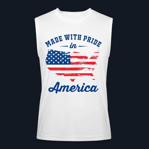 Made with pride in America - Men’s Performance Sleeveless Shirt