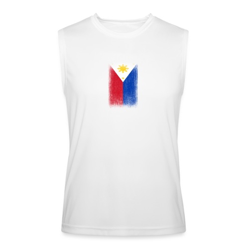 Philippines Filipino Pride Flag Grunge Look - Men’s Performance Sleeveless Shirt