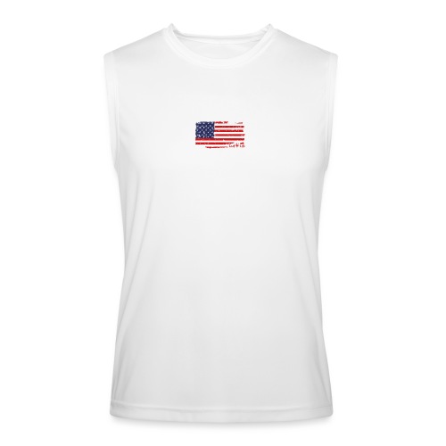 US Flag Leaf Life - Men’s Performance Sleeveless Shirt