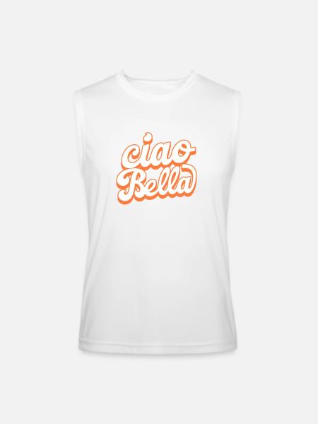 Ciao Bella - Men’s Performance Sleeveless Shirt - white