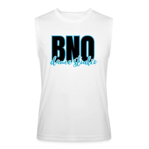 BNO black & blue logo - Men’s Performance Sleeveless Shirt