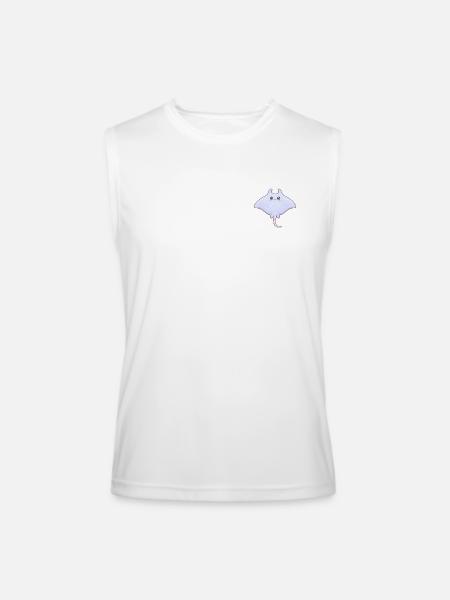 Pastel Manta Charm - Men’s Performance Sleeveless Shirt - white