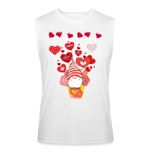 Design wrapped in love hearts, vibrating in love. - Men’s Performance Sleeveless Shirt