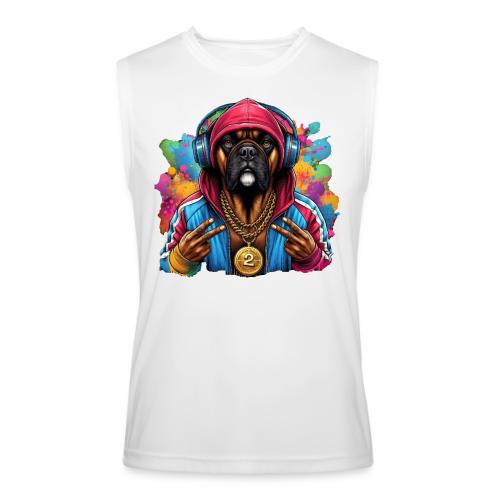 Boxer Dog Splash Art - Men’s Performance Sleeveless Shirt