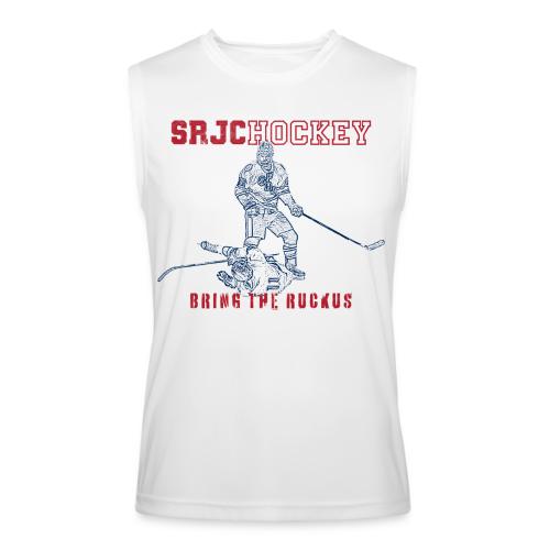 SRJC Hockey - Bring the Ruck (red/navy) - Men’s Performance Sleeveless Shirt