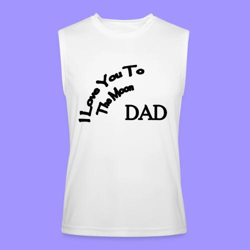 I Love You to The Moon Dad | Father's Day | Family - Men’s Performance Sleeveless Shirt