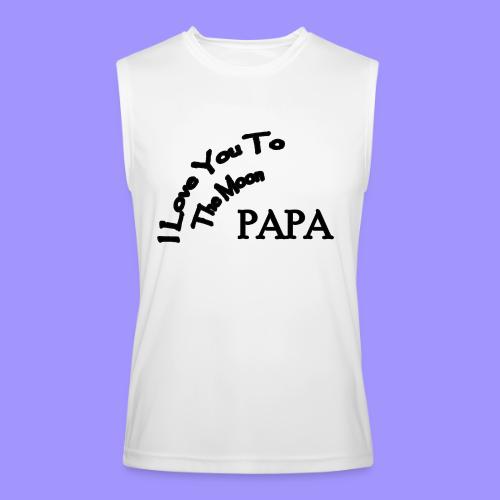 I Love You to The Moon Papa | Father's Day Family - Men’s Performance Sleeveless Shirt