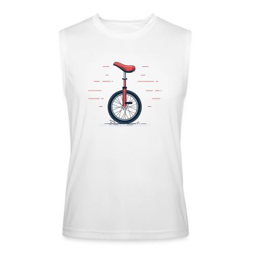 Bold Graphic Unicycle - Men’s Performance Sleeveless Shirt