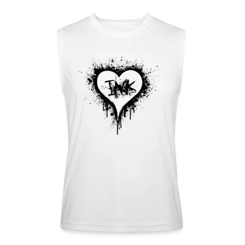 I Love Ink_black - Men’s Performance Sleeveless Shirt