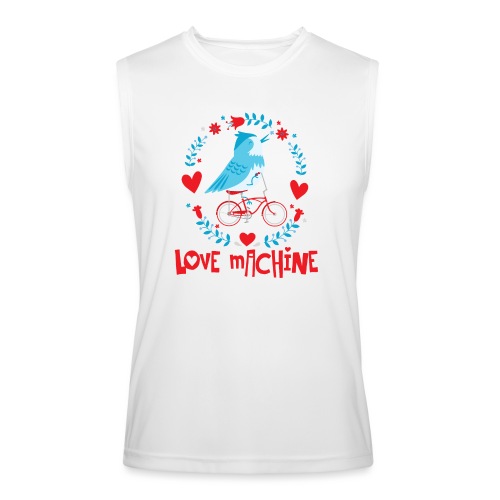 Cute Love Machine Bird - Men’s Performance Sleeveless Shirt