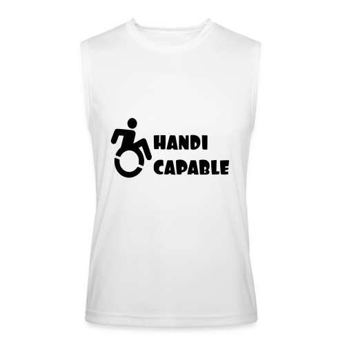 I am Handi capable only for wheelchair users * - Men’s Performance Sleeveless Shirt